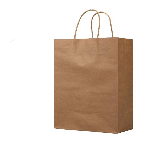 Bolsa pequeña de papel kraft con asa 