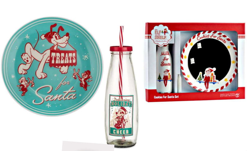 Juego de plato y botella de vidrio 