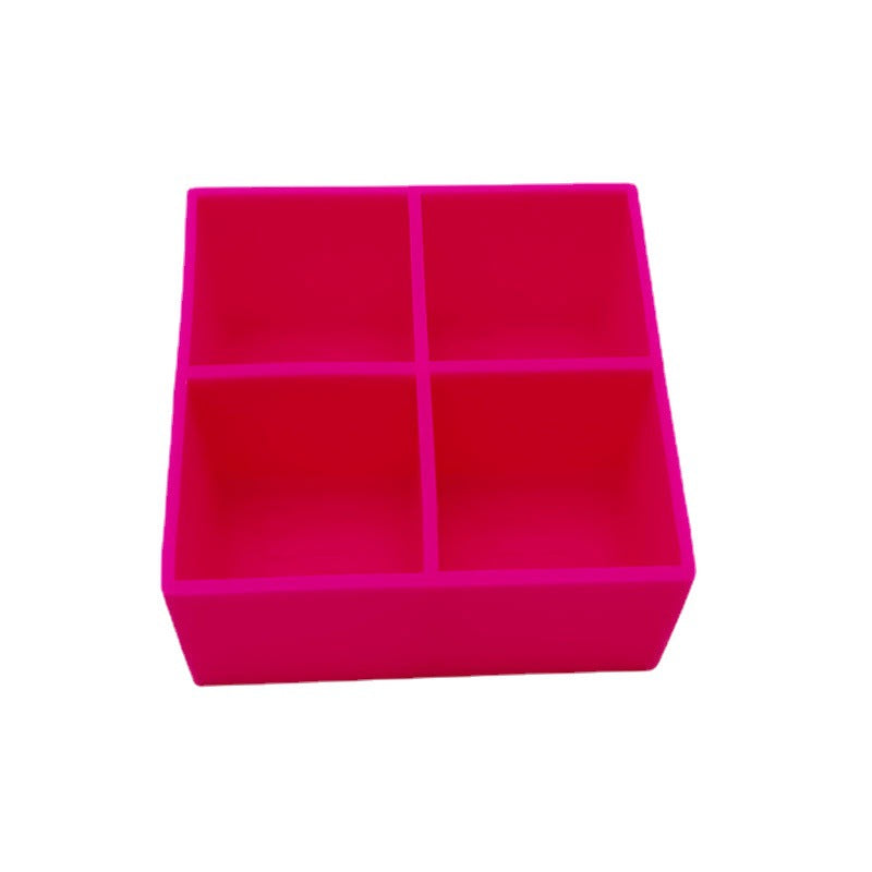 Rejilla de silicona para cuatro hielos 