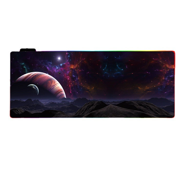 Tapis de souris d'ordinateur à LED 