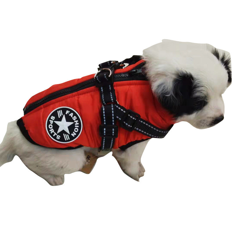 Manteau en coton épais pour chien 