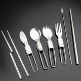 6 - piece Foldable Cutlery Set - Yorkn Inc✅