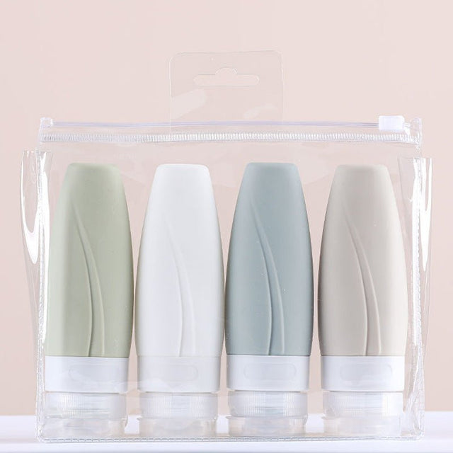 60ml Leak Proof Travel Bottles Pack 4pcs - Yorkn Inc✅