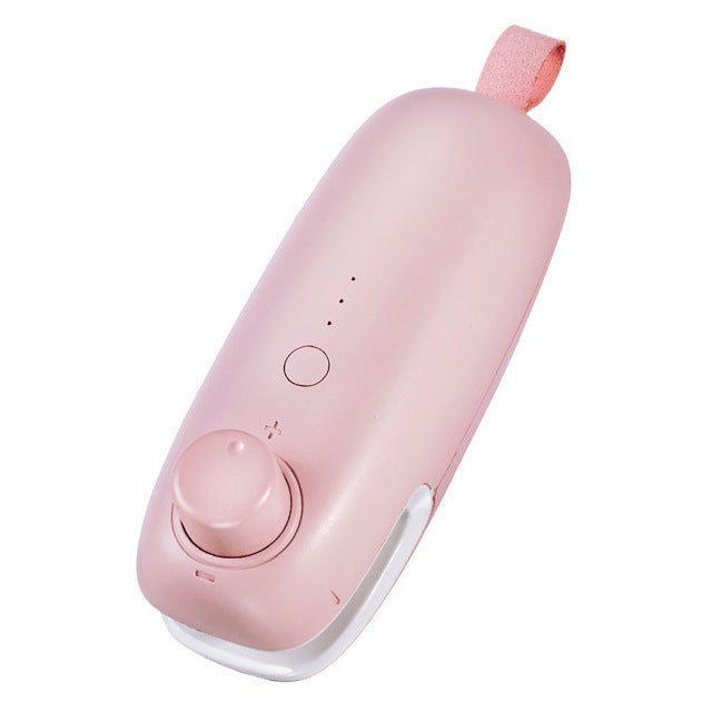 Scelleuse de sacs en plastique portable et rechargeable 