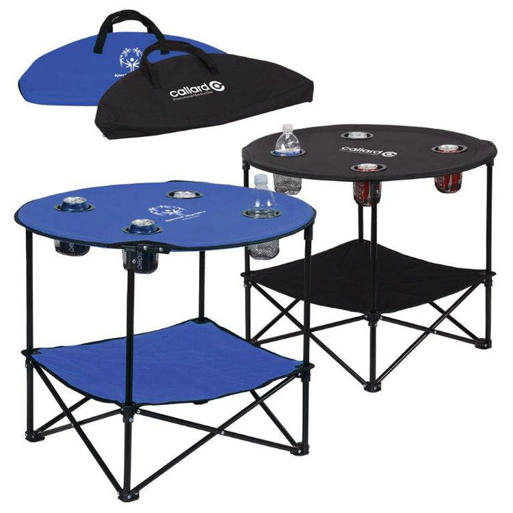 Mesa plegable de 2 niveles 