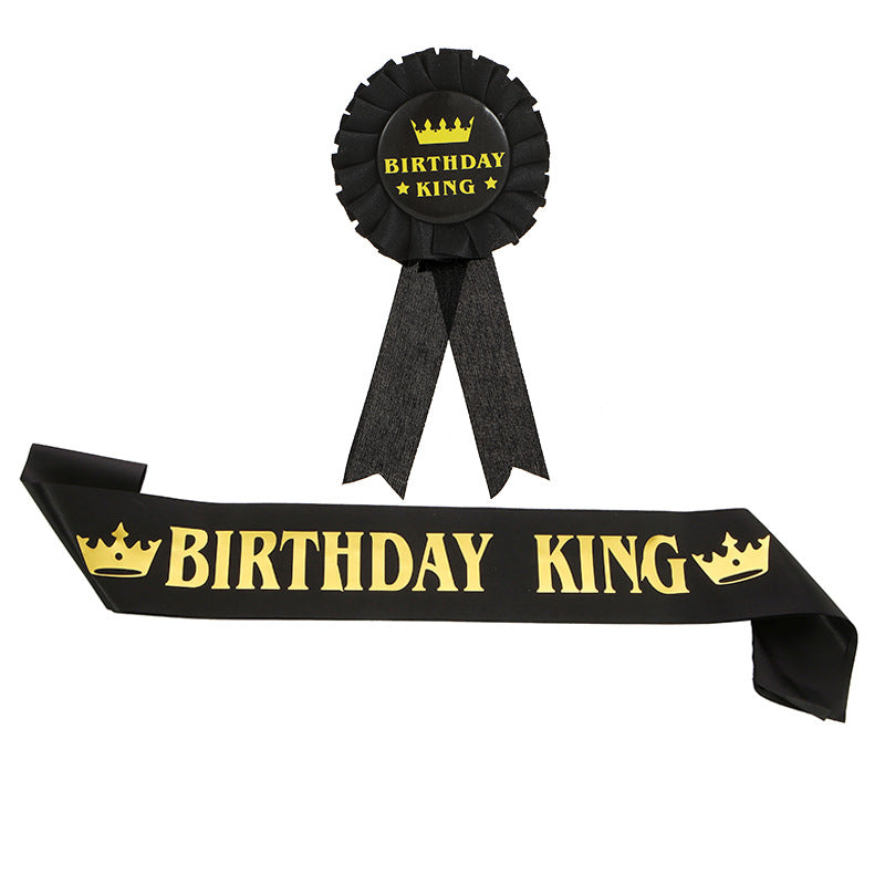 Écharpe de récompense avec un badge 