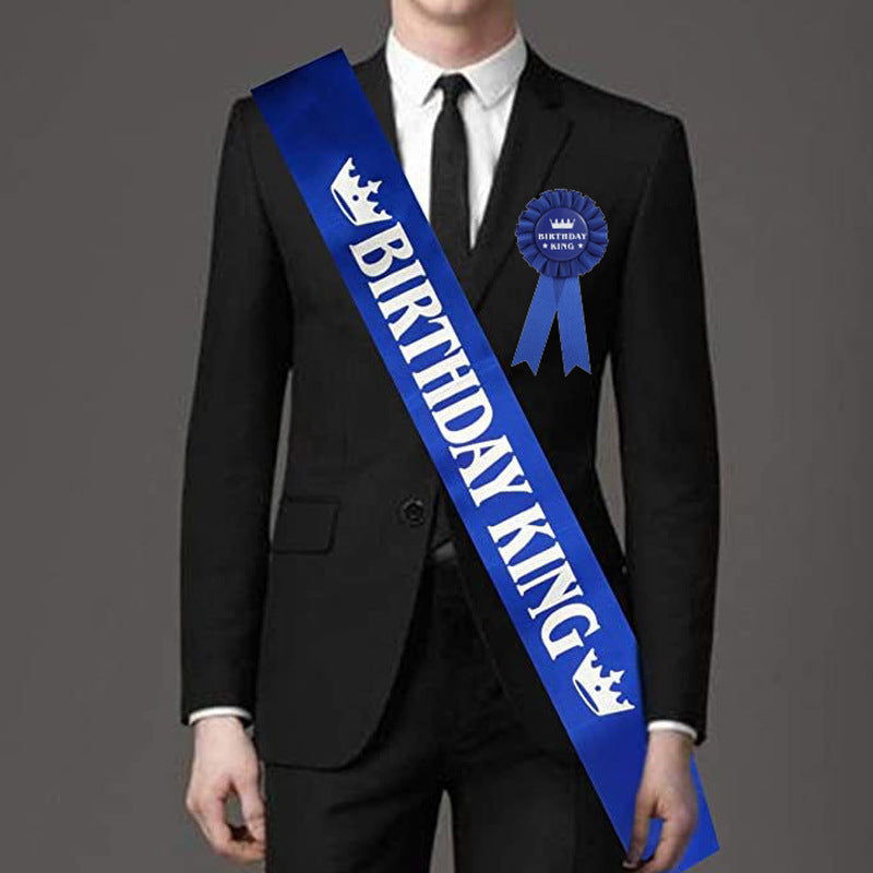 Écharpe de récompense avec un badge 