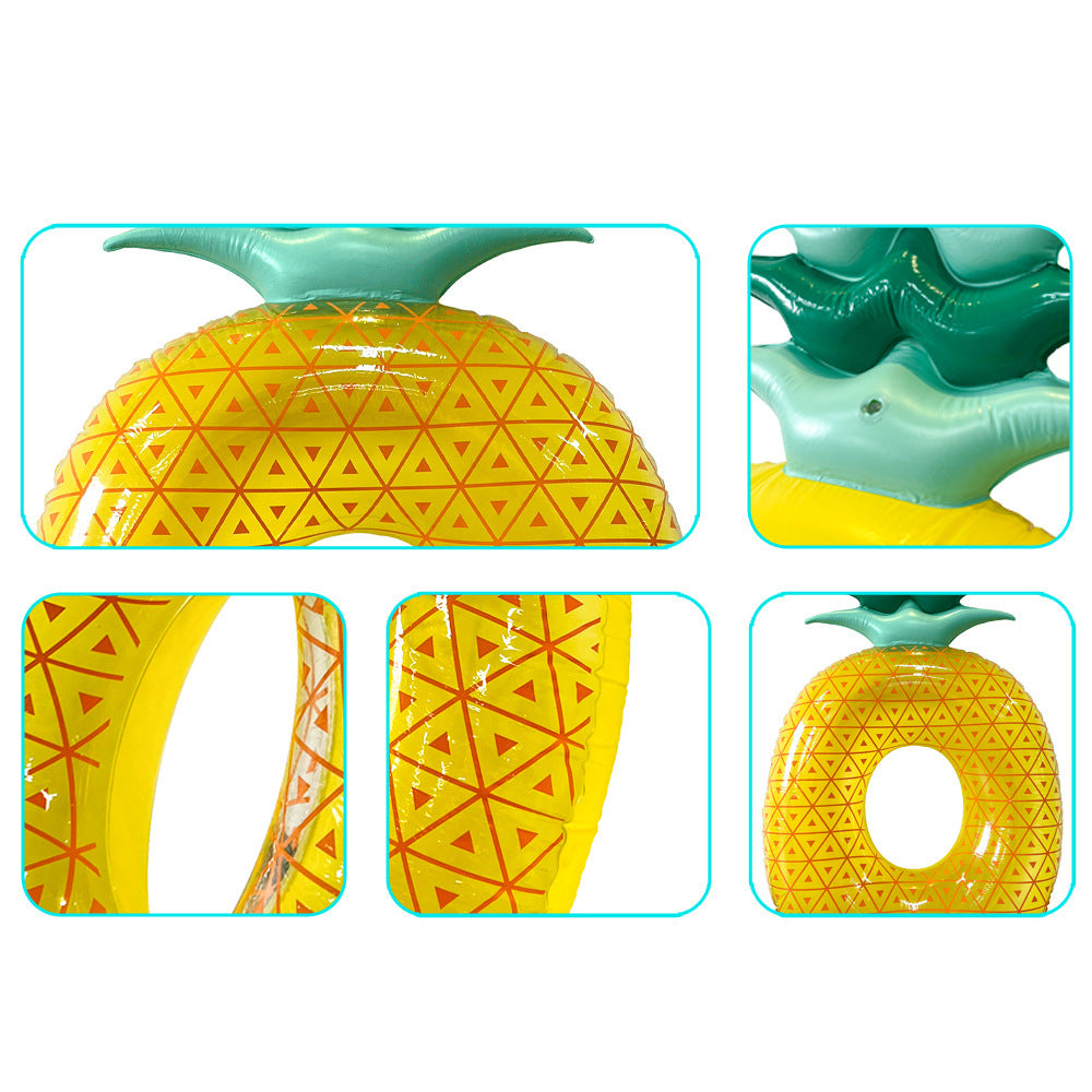 Anneau gonflable en forme d'ananas 
