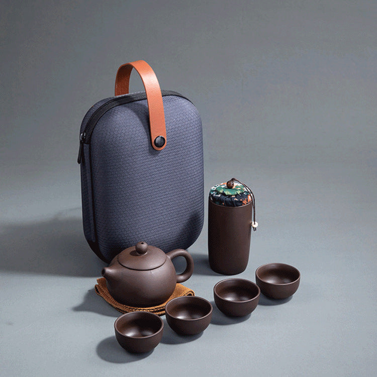 Juego de tazas de té concéntricas de viaje 