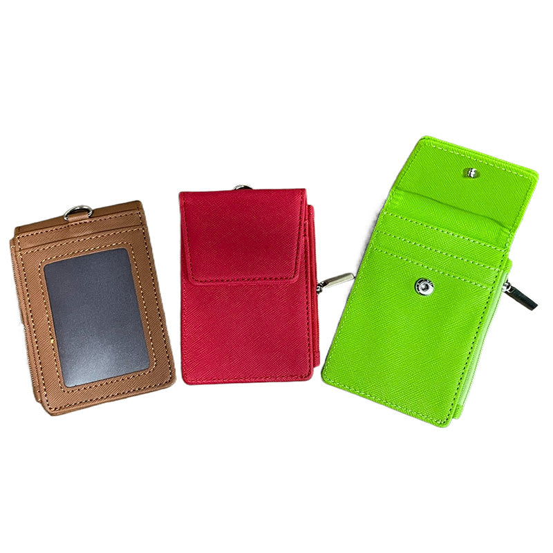 Porta credencial de identificación multifuncional 