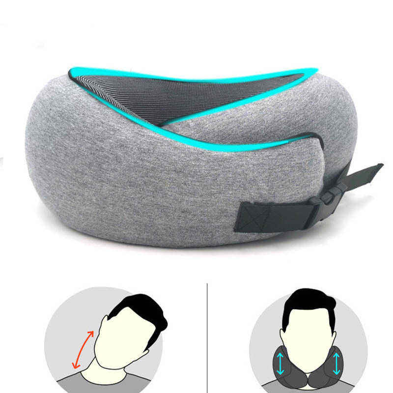 Almohada cervical de espuma viscoelástica con funda 