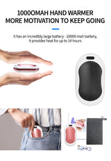 Calentador de manos con batería externa de 10000 mAh 