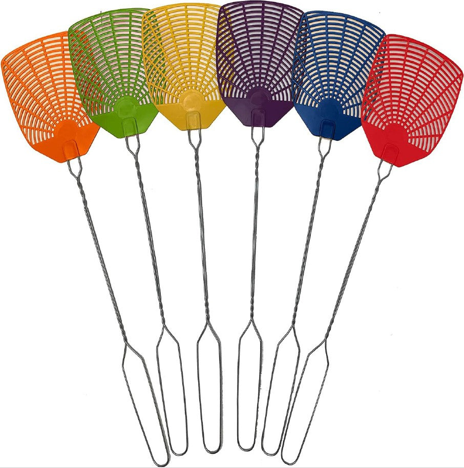 Fly Swatter Braided Metal Handle