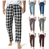 Premium Polyester Faux-cotton Plaid Lounge & Sleep Pants