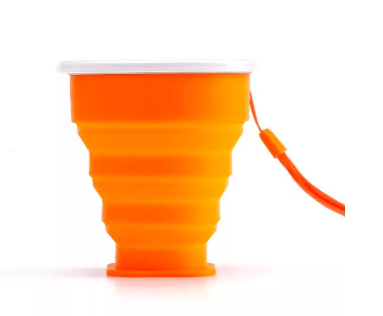 Taza plegable de silicona 