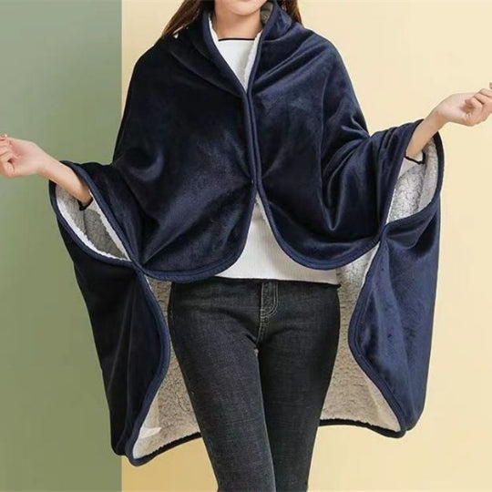 Couverture réversible en flanelle sherpa 