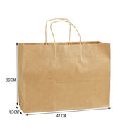 Grand sac en papier kraft avec poignée 