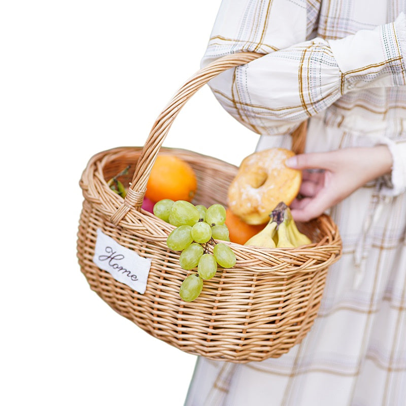 Small Wicker Picnic Basket
