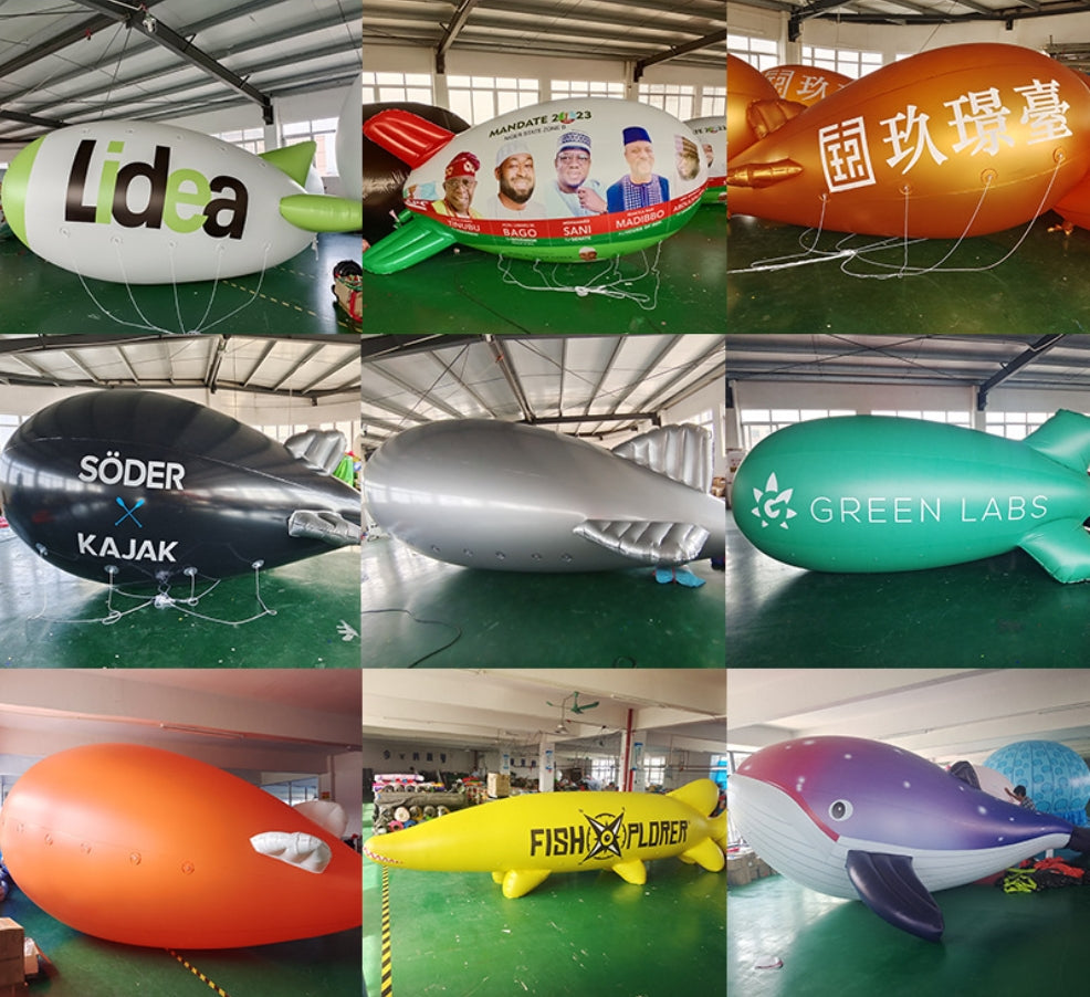 Globo dirigible gigante de 17 pies 