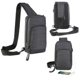 Bolso bandolera con puerto USB 