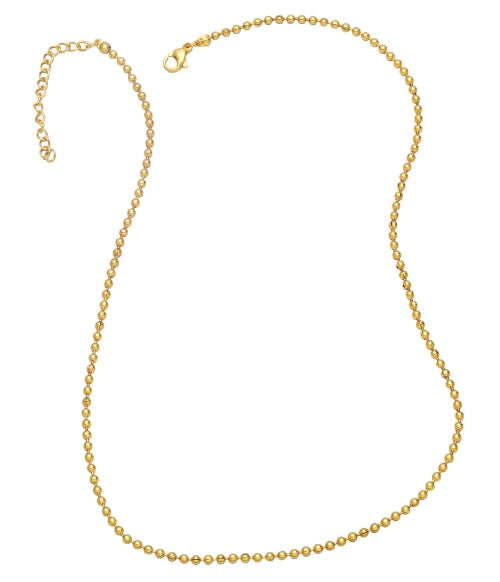 Copper Necklace Plated With 18k Gold
