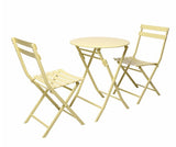 Table et chaises de bistrot 