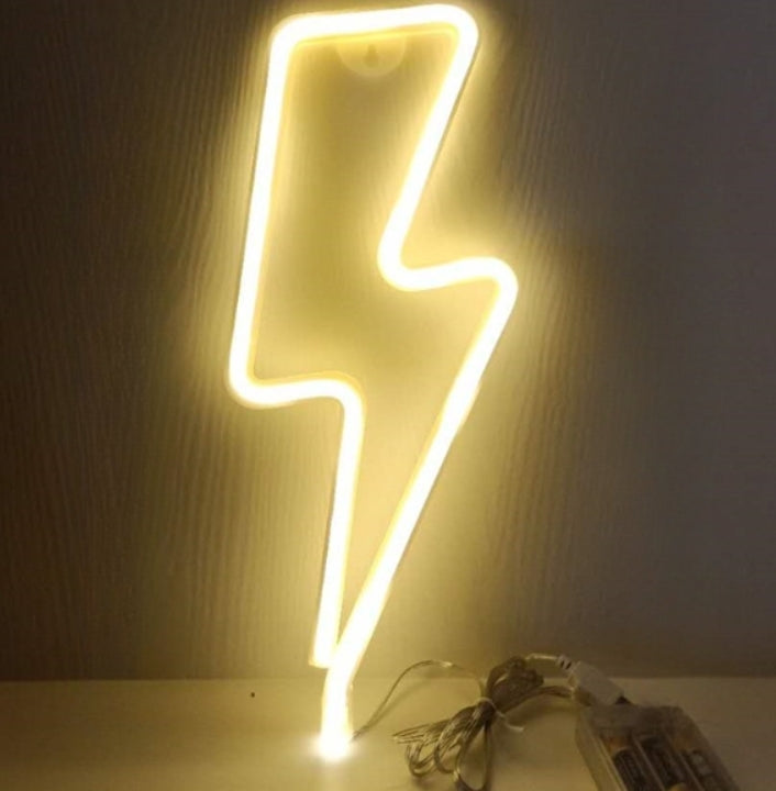 Lightning Bolt Led Hanging Light