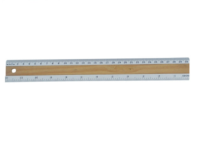 Regla de madera de 30 cm 