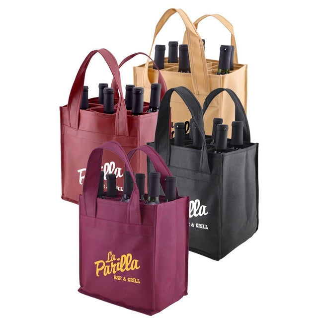 6pcs Bottles Wine Tote Bag - Yorkn Inc✅