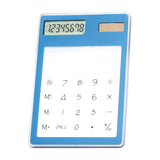Mini calculatrice solaire transparente 