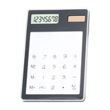 Mini calculatrice solaire transparente 