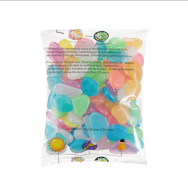 Glow In Dark Pebbles Stones 1000pcs
