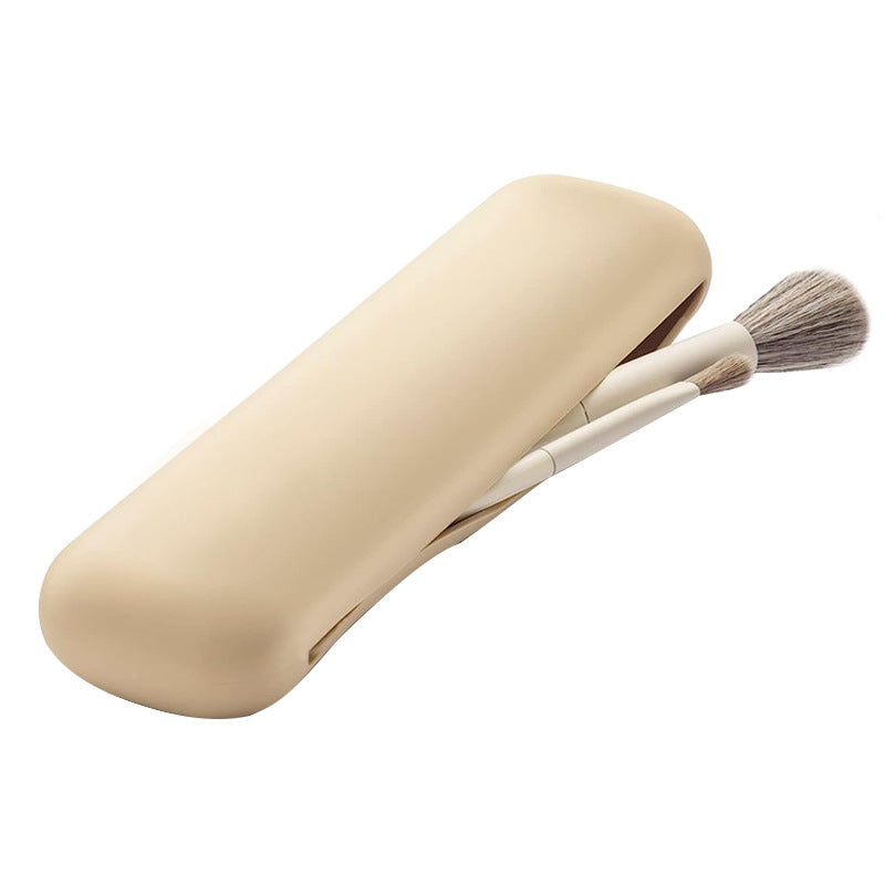 Porta brochas de maquillaje de viaje de silicona 