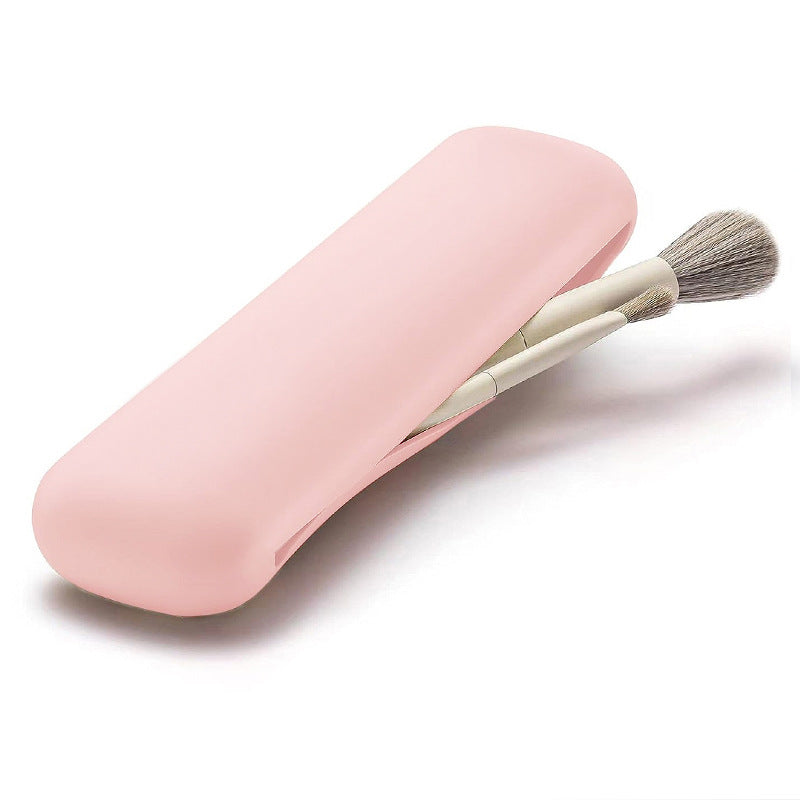 Porta brochas de maquillaje de viaje de silicona 