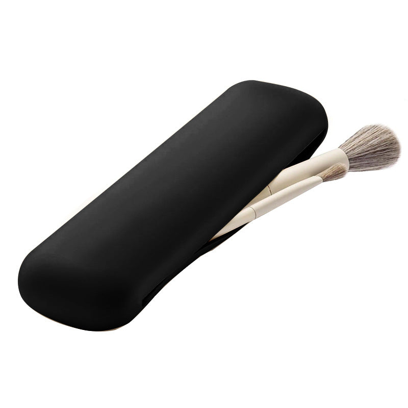 Porta brochas de maquillaje de viaje de silicona 