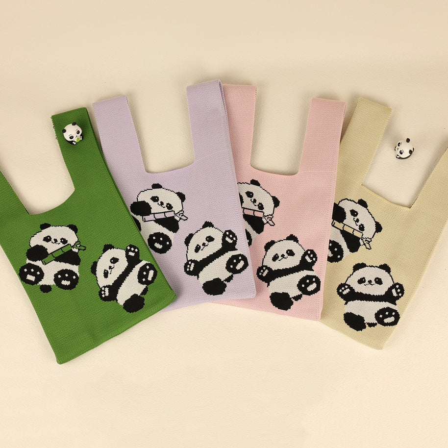 Jolie pochette portable en forme de panda 