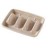 Plateau porte-tacos jetable 