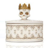 Joyero con forma de calavera 