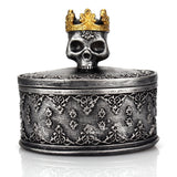 Joyero con forma de calavera 