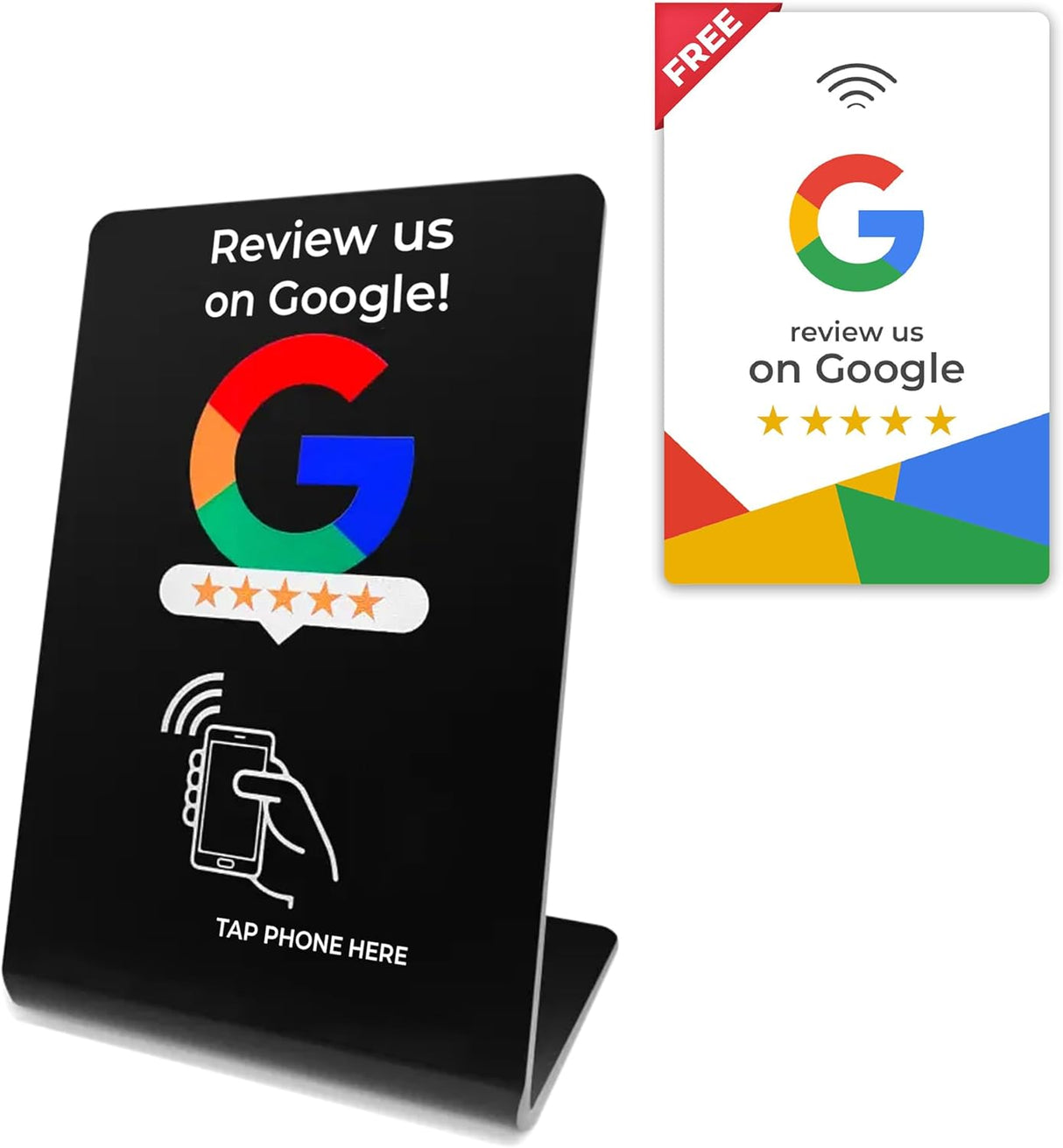 Soporte para reseñas de Google sobre etiquetas NFC 