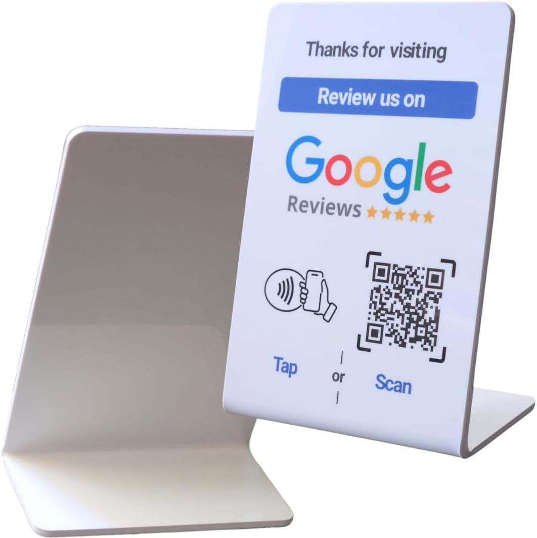Soporte para reseñas de Google sobre etiquetas NFC 