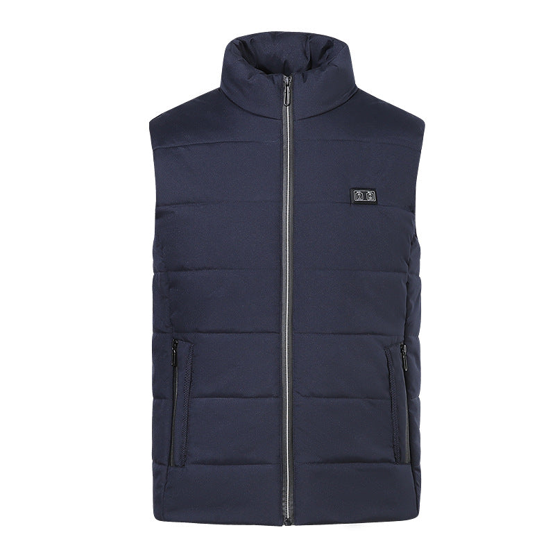 Gilet chauffant épais avec batterie externe de 20 000 mAh