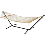 Hamac à double corde avec support 