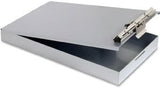 Aluminio tamaño plata con compartimento 