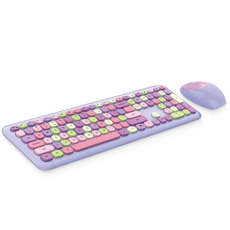 Kit de teclado de máquina de escribir redondo retro 