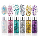 Brillantina corporal naranja 