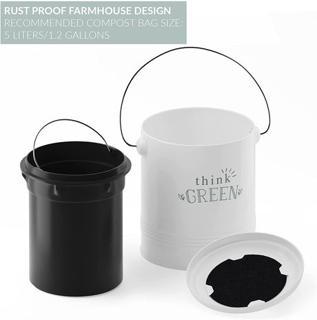 Compost Bin For Kitchen Counter