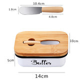 Beurrier avec couvercle et couteau - Par bateau 