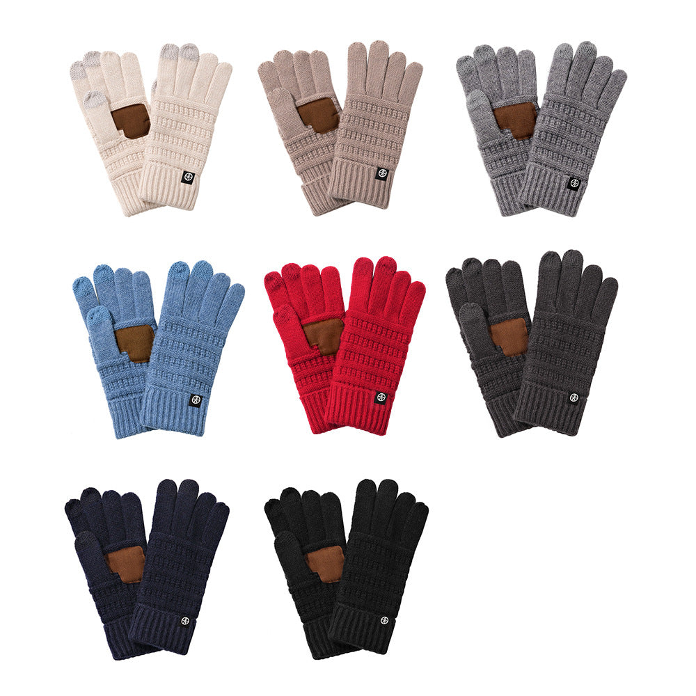 Alpaca Fleece Anti-slip Gloves