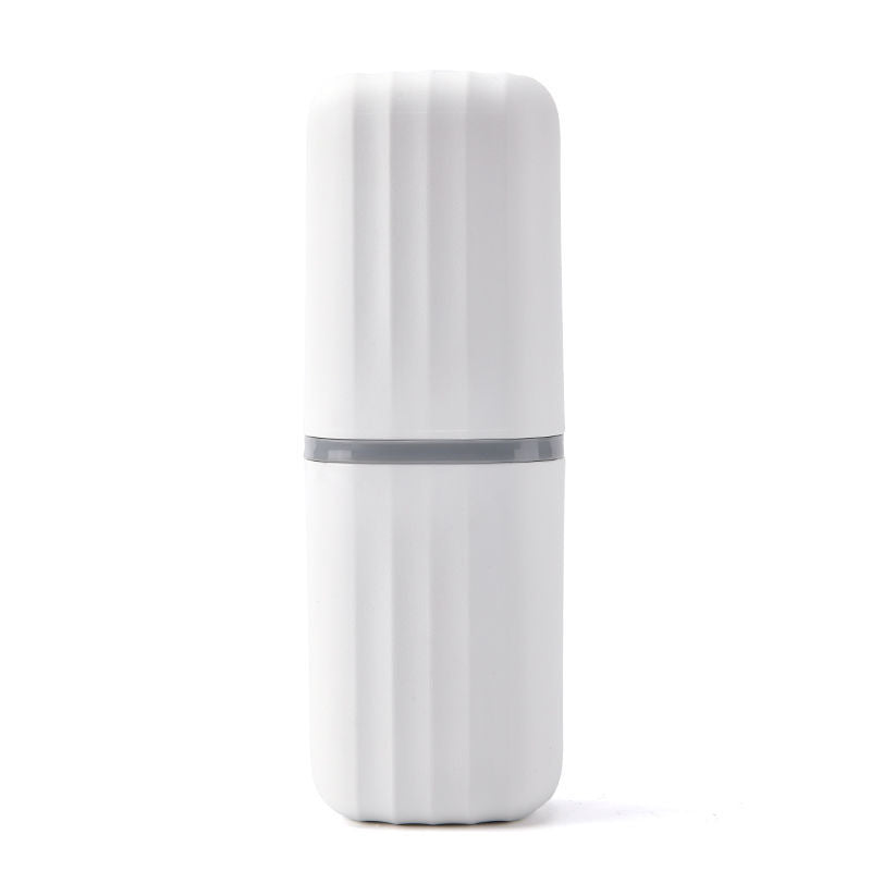 Juego de vasos portátiles para cepillos de dientes de viaje 